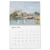 Alfred Sisley Calendrier Impressionnistes (Feb 2027)