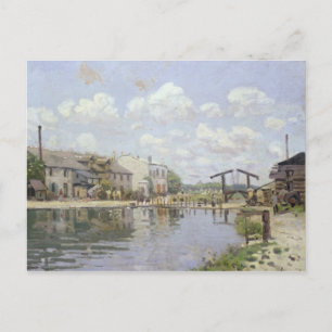 Alfred Sisley Canal Saint-Martin, Parijs Briefkaart