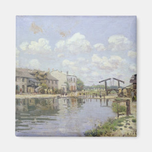 Alfred Sisley Canal Saint-Martin, Parijs Magneet