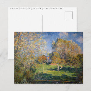 Alfred Sisley - De tuin van Hoschede, Montgeron Briefkaart