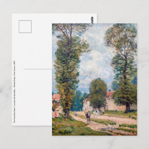 Alfred Sisley - De weg naar Versailles Briefkaart