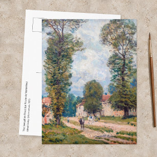 Alfred Sisley - De weg naar Versailles Briefkaart