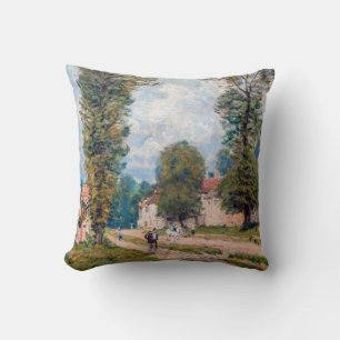 Alfred Sisley - De weg naar Versailles Kussen
