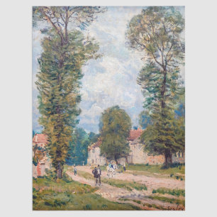Alfred Sisley - De weg naar Versailles Tissuepapier