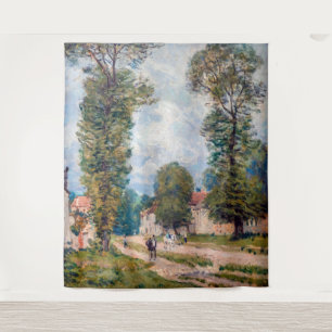 Alfred Sisley - De weg naar Versailles Wandkleed