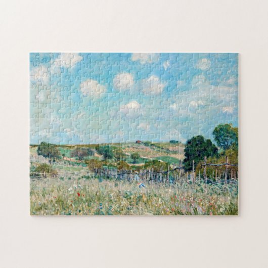 Alfred Sisley - De weide Legpuzzel (Horizontaal)