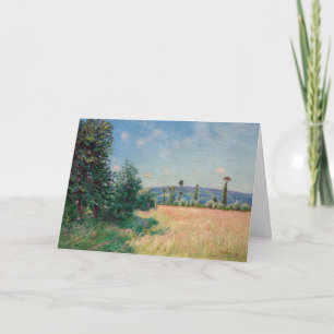 Alfred Sisley - De weiden van Sahurs in de ochtend Kaart