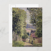 Alfred Sisley | Een weg in Louveciennes Briefkaart (Voorkant / Achterkant)