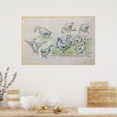 Alfred Sisley | Eenden Poster (Keuken)