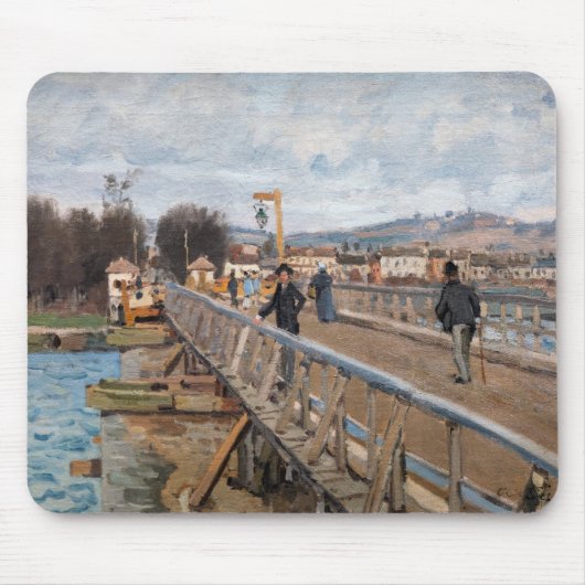 Alfred Sisley - Footbridge in Argenteuil Muismat (Voorkant)