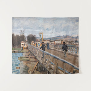 Alfred Sisley - Footbridge in Argenteuil Wandkleed