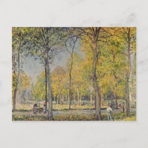 Alfred Sisley   het Bois de Boulogne Briefkaart