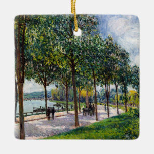 Alfred Sisley - Laan van Kastanjebomen Keramisch Ornament