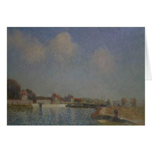 Alfred Sisley | Le Loing à Saint-Mammes (Devant horizontal)