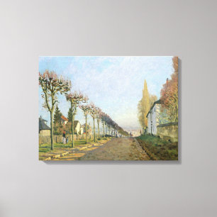 Alfred Sisley Machinestraat Louveciennes Canvas Afdruk