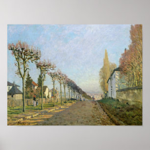 Alfred Sisley Machinestraat Louveciennes Poster