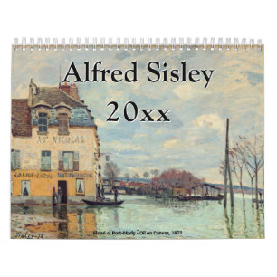 Alfred Sisley Masterstuks Selection Calendar Kalender