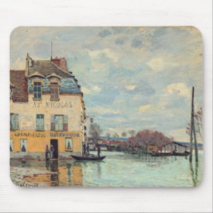 Alfred Sisley - Overstroming bij Port-Marly 1872 Muismat