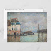 Alfred Sisley - Overstroming bij Port-Marly 1876 Briefkaart (Voorkant / Achterkant)