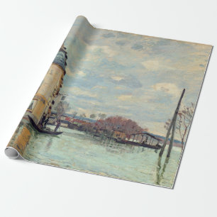 Alfred Sisley - Overstroming in Port-Marly 1872 Cadeaupapier