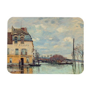 Alfred Sisley - Overstroming in Port-Marly 1872 Magneet