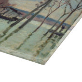 Alfred Sisley - Overstroming in Port-Marly 1872 Snijplank (Hoek)