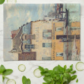 Alfred Sisley - Overstroming in Port-Marly 1872 Theedoek (Gevouwen)