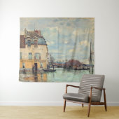 Alfred Sisley - Overstroming in Port-Marly 1872 Wandkleed (In Situ (horizontaal))