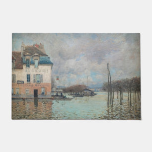 Alfred Sisley - Overstroming in Port-Marly 1876 Deurmat