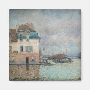 Alfred Sisley - Overstroming in Port-Marly 1876 Magneet
