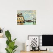Alfred Sisley Overstroming in Port-Marly Poster (Thuiskantoor)