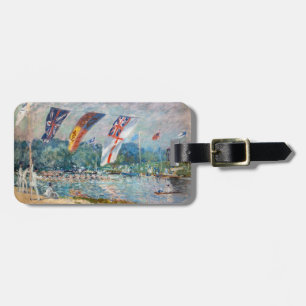 Alfred Sisley - Regatta in Molesey Bagagelabel