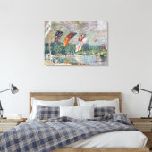 Alfred Sisley | Regatta in Molesey Canvas Afdruk (Insitu (Slaapkamer))