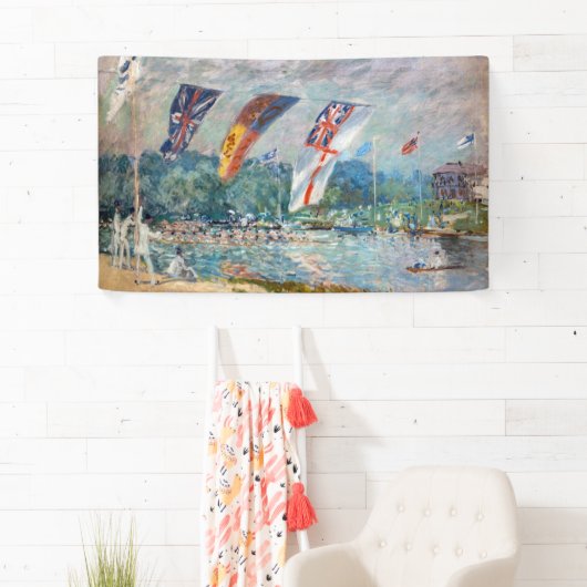 Alfred Sisley - Regatta in Molesey Spandoek (Insitu)