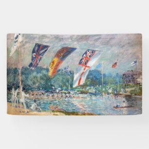 Alfred Sisley - Regatta in Molesey Spandoek