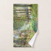 Alfred Sisley - Reposez le long du ruisseau (Serviette à main)