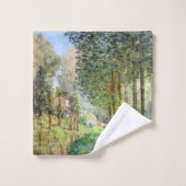 Alfred Sisley - Reposez le long du ruisseau (Gant de toilette)