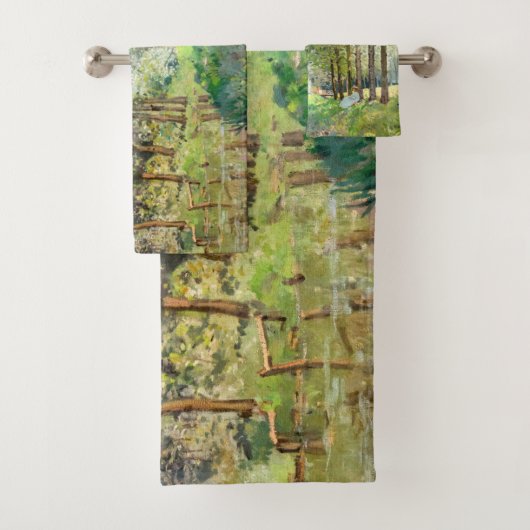 Alfred Sisley - Rest langs de Stream Bad Handdoek (Insitu)