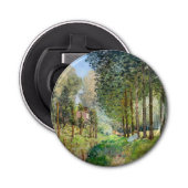 Alfred Sisley - Rest langs de Stream Button Flesopener (Voorkant)