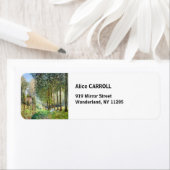 Alfred Sisley - Rest langs de Stream Etiket (Insitu)