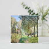 Alfred Sisley - Rest langs de Stream Kaart (Staand voorkant)
