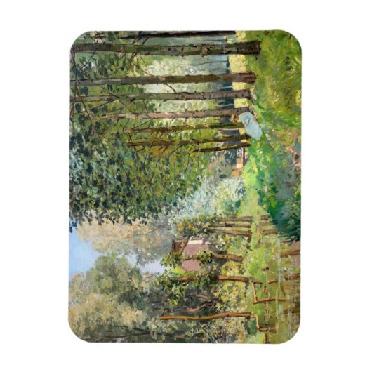 Alfred Sisley - Rest langs de Stream Magneet (Verticaal)