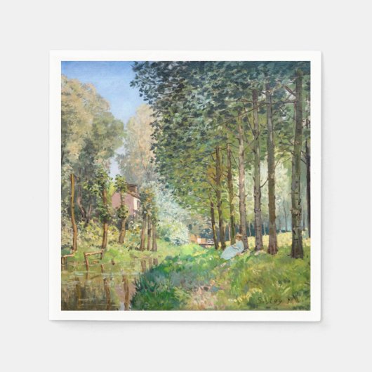 Alfred Sisley - Rest langs de Stream Servet (Voorkant)