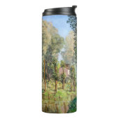 Alfred Sisley - Rest langs de Stream Thermosbeker (Gedraaid links)