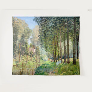 Alfred Sisley - Rest langs de Stream Wandkleed