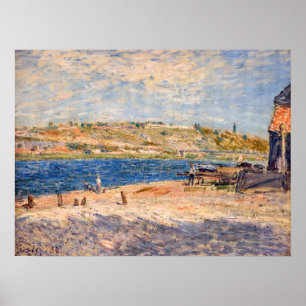 Alfred Sisley - River Banks bij Saint-Mammes Poster