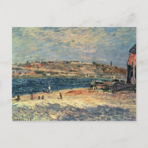 Alfred Sisley River Banks in Saint-Mammes Briefkaart
