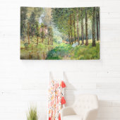 Alfred Sisley - Rust langs de stroom Spandoek (Insitu)