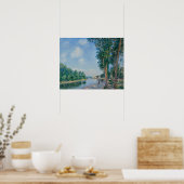 Alfred Sisley - Saint-Mammes. June Sunshine Poster (Keuken)