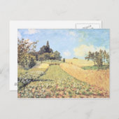 Alfred Sisley | Tarweveld Briefkaart (Voorkant / Achterkant)